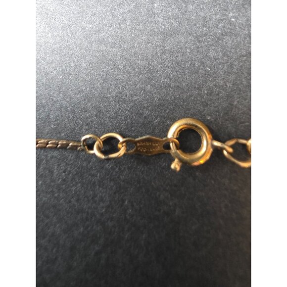 14K Gold Filled Sarah Cov Box Chain Necklace 18" With Spring Ring Clasp - Picture 5 of 6